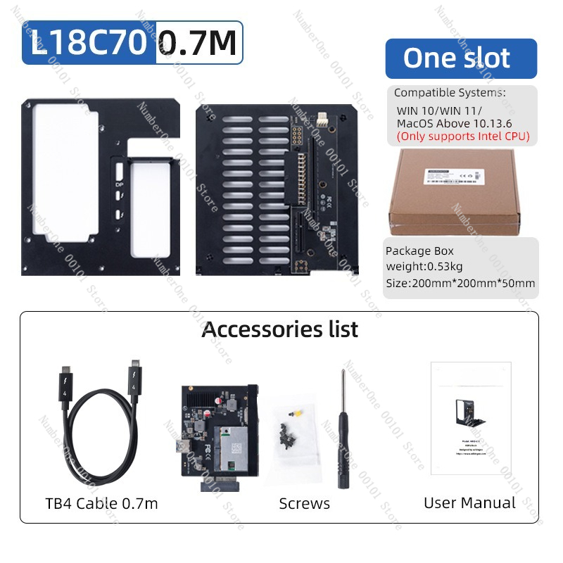 Gpu External Dock Egpu Thunderbolt 4 - Für L18 Thunderbolt 3 4 GPU