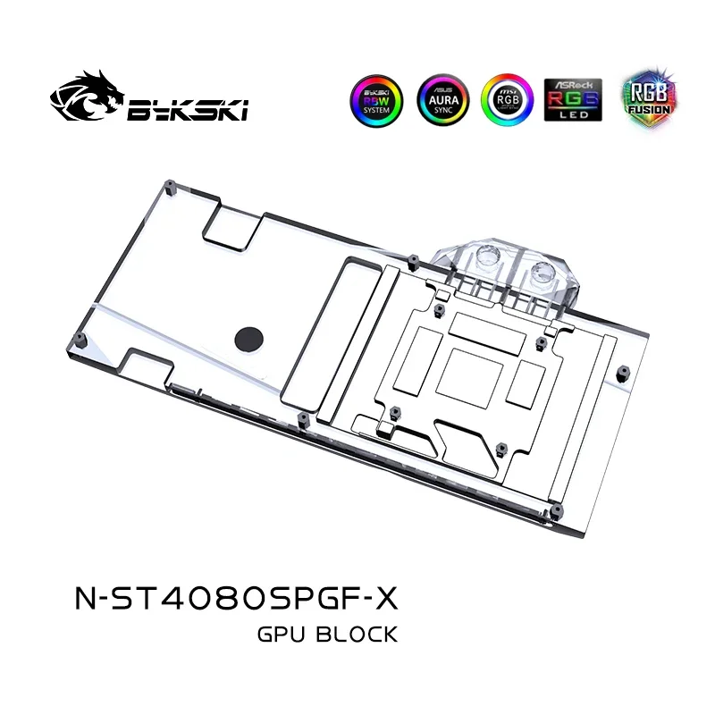 Bykski N-ST4080SPGF-X GPU-Bloc – Rtx 4080 Water Cooling Block Bewertung und Preis